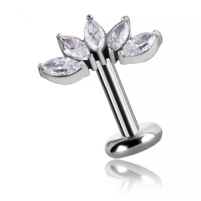 LABRET SENZA FILETTO CON FIOR DI LOTO