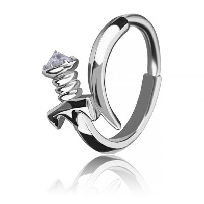 ANILLO CLICKER ESPADA CON CRISTAL