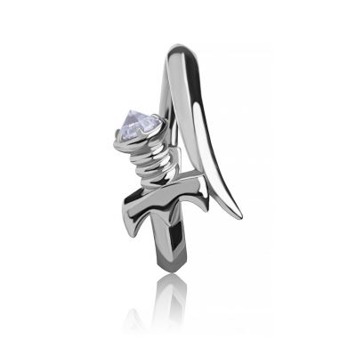 ANILLO CLICKER ESPADA CON CRISTAL
