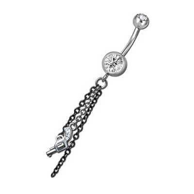 PIERCING OMBELICO CON PISTOLA