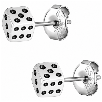 PENDIENTES CON DADOS DE JUEGO