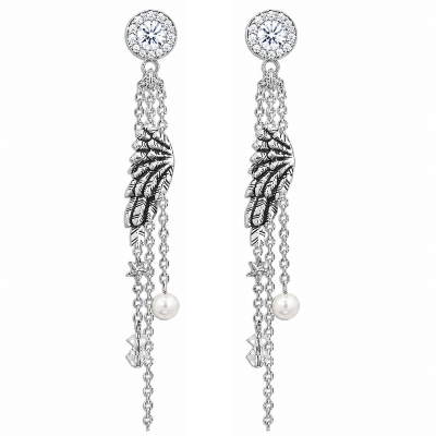 PENDIENTES COLGANTES CON ALAS