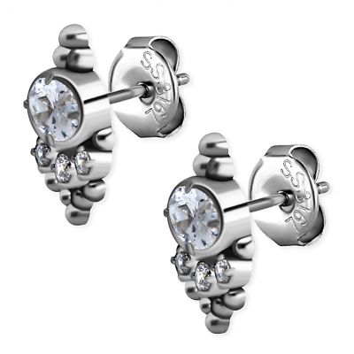 CUBIC ZIRCONIA EARRINGS