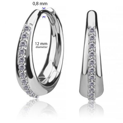 BOUCLES D’OREILLES À FILE DE CRISTAUX