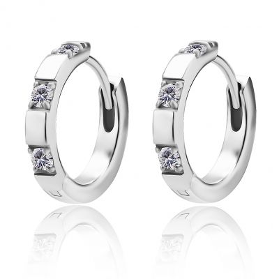 CLICKER EARRINGS WITH JEWELS