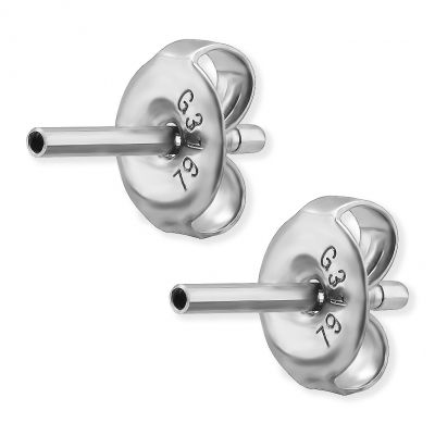 EARRINGS WITH BUTTERFLY AND INTERNAL THREAD