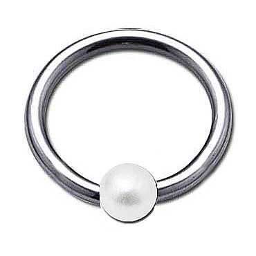ANNEAU PIERCING AVEC PERLE