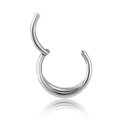 DOPPIO ORECCHINO CLICKER PER PIERCING CONCH