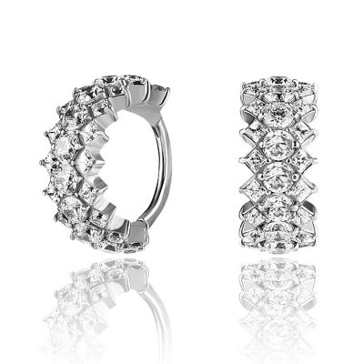 PIERCING WITH CRYSTALS FOR LOBE AND HELIX