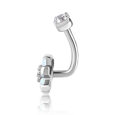 BANANE MIT OPAL FÜR ROOK-PIERCING