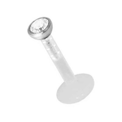 PIERCING LABRET AVEC CRISTAL