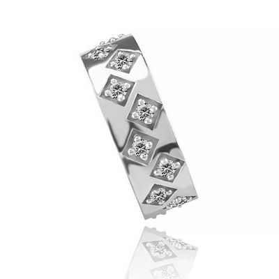 BAGUE AVEC CRISTAUX POUR PIERCING HÉLIX