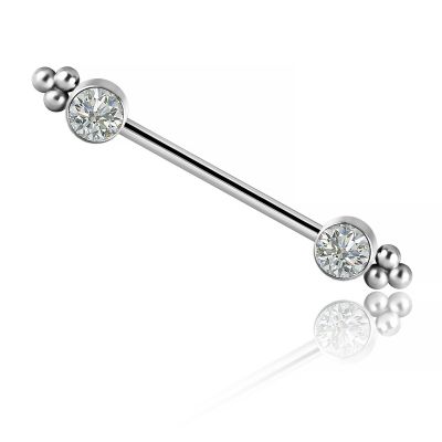 PIERCING CAPEZZOLO CON ZIRCONIA