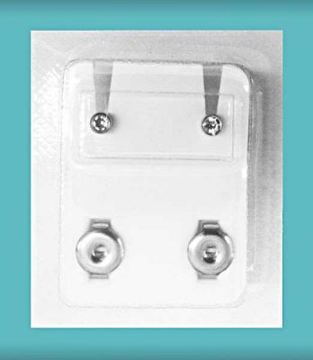 ORECCHINI IN ACCIAIO CON CRISTALLI