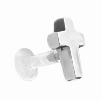 PIERCING HELIX AVEC CROIX