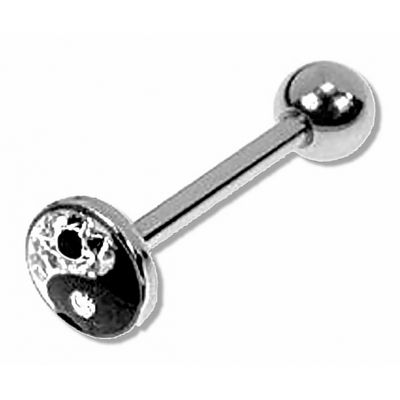 BARRA ACCIAIO CON YIN YANG