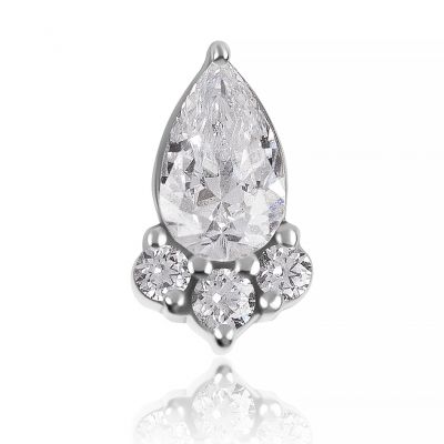 DROP-SHAPED REPLACEMENT WITH THREE CRYSTALS