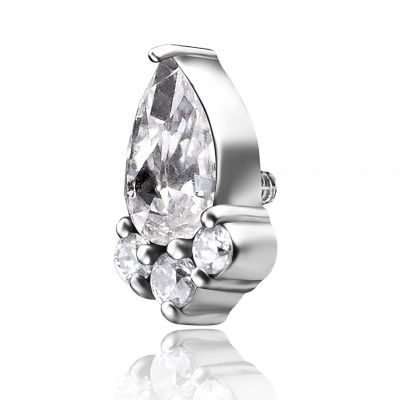 DROP-SHAPED REPLACEMENT WITH THREE CRYSTALS