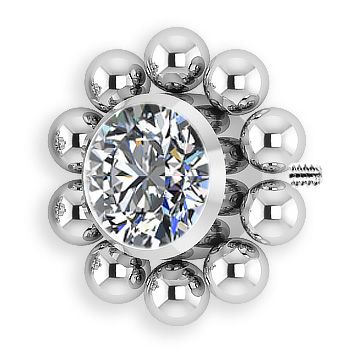 CRISTALLO PREMIUM CONTORNATO DA 10 SFERE
