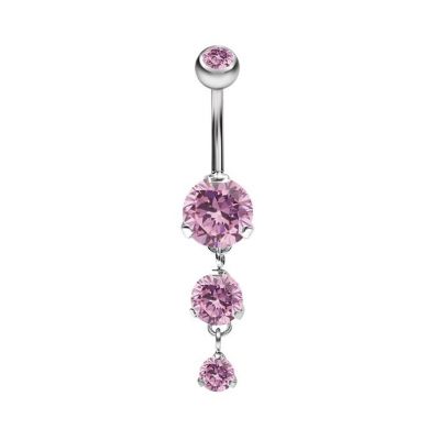 PIERCING OMBELICO CON CRISTALLI