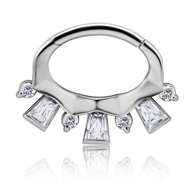 PIERCING CLICKER DA SETTO CON CRISTALLI
