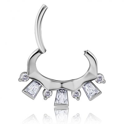 PIERCING CLICKER DA SETTO CON CRISTALLI
