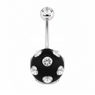 BELLY BUTTON PIERCING WITH DICES