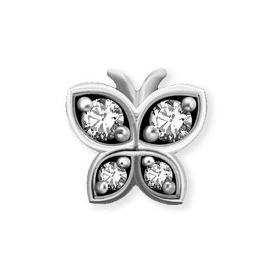 PAPILLON POUR PIERCING AVEC FILETAGE INTÉRIEUR