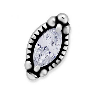 GOUTTE POUR RECHANGE DE PIERCING AVEC CRISTAL