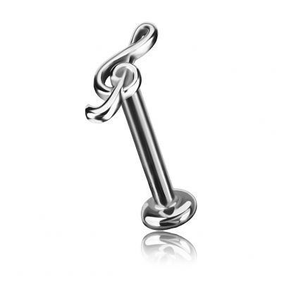 THREADLESS SCHMUCK MIT VIOLINSCHLÜSSEL