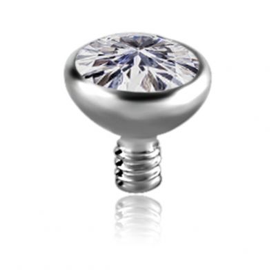 SFERA RICAMBIO CON CRISTALLO E FILETTO ESTERNO