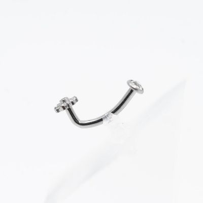 PIERCING CHRISTINA CON FLOR DE CRISTAL