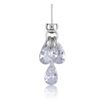 RICAMBIO CON CUBIC ZIRCONIA PENDENTI