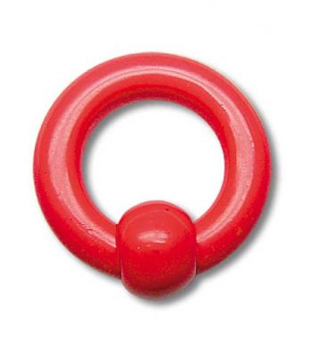 ANNEAU PIERCING AVEC BOULE COLORÉE