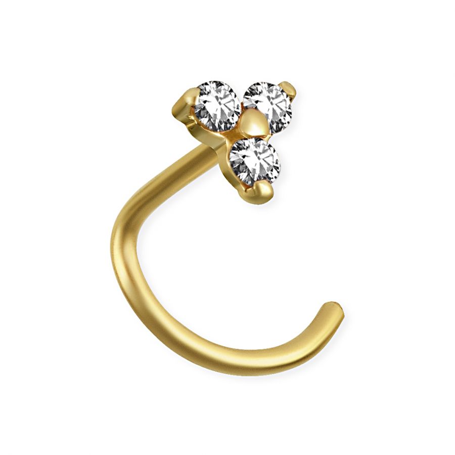 Piercing Naso In Argento 925 Chiodino Con Spirale 3.3 Mm - Foto 4