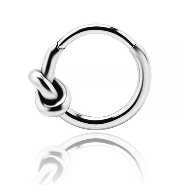 Body piercing in argento in acciaio orecchie