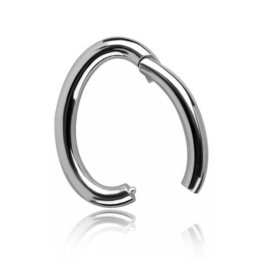 Piercing clicker con filo tondo per ombelico